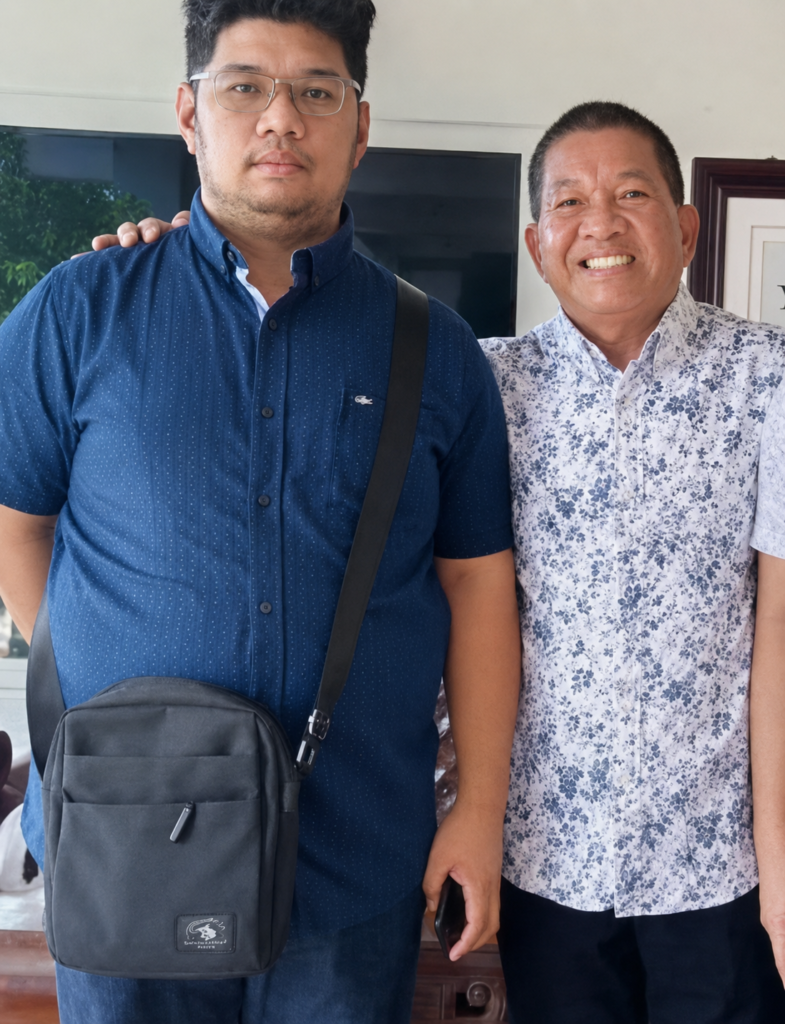 Ex-Mayor and his Son FILE PHOTO OF (DAILY TRIBUNE)
