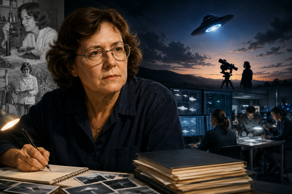 UFO research in a scientist's world / PHOTO Ai Generated