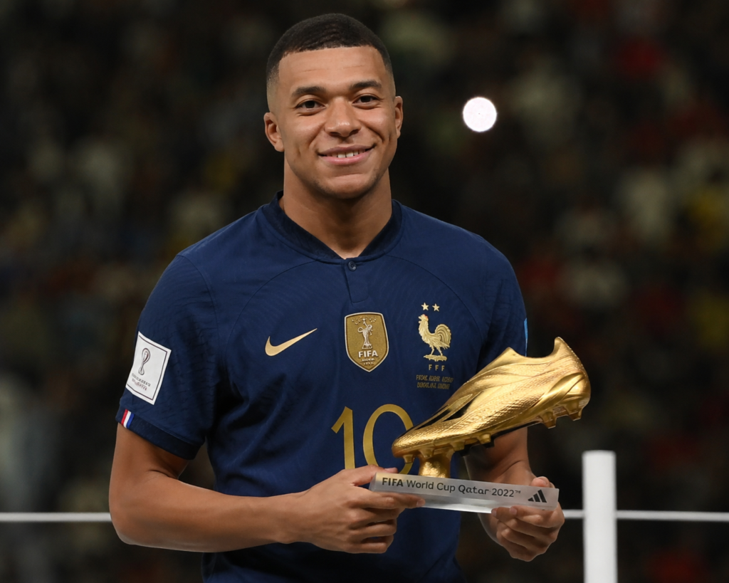 Kylian Mbappé ended the tournament on a historic high after officially claiming the Golden Boot/ photo ai generated
