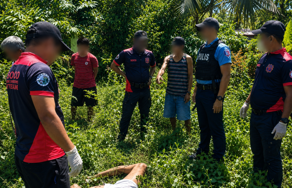 Crime scene investigation -PHOTO FROM 93.5 Brigada Tacloban
