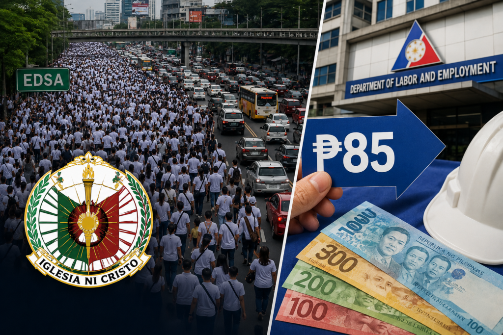 Protest for wage increase on EDSA (REUTERS FILE PHOTO)