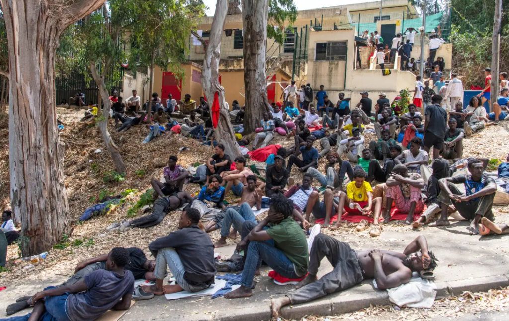 Morocco CETI migrate Photo File AP news