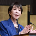 Prime Minister Sanae Takaichi delivers a speech in Tokyo Thursday. PHOTO File JIJI