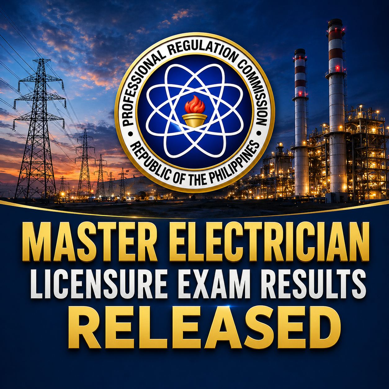 RMELE List of Passers: April 2026 Registered Master Electrician Licensure Exam Results Released by Professional Regulation Commission