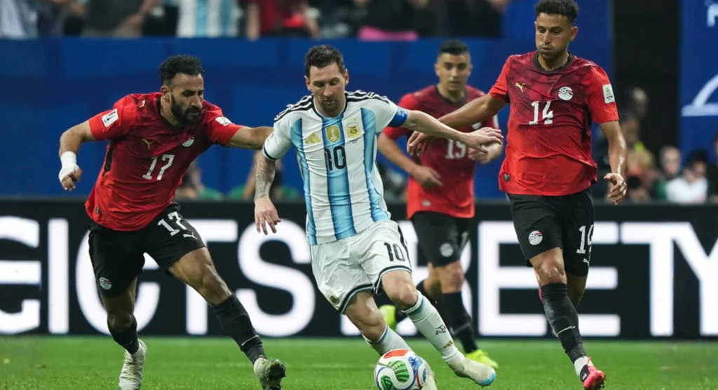 Lionel Messi of Argentina in action during the round of 16 match between Argentina and Egypt at the 2026 FIFA World Cup at Atlanta Stadium in Atlanta, the United States, July 7, 2026. (Photo: Xinhua via IANS)