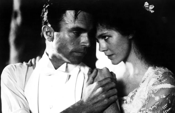 Sam Neill with Judy Davis in 1979’s ‘My Brilliant Career’ Analysis Films Courtesy Everett Collection