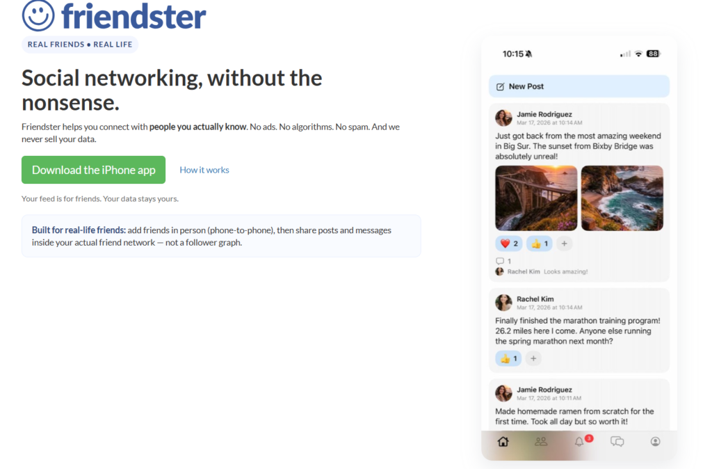 Started in 2002, Friendster Returns in 2026 with a Radical Promise: No Algorithms, No Ads — Just Real-Life Connections