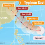Typhoon Bavi Nears Taiwan, Land Warning Raised as Heavy Rains Loom